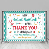Aperturee - Aperturee Happy Medical Assistant Week Appreciate Backdrop